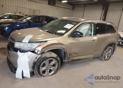 2015 Toyota Highlander Limited V6 from USA, damaged, VIN 5TDDKRFH6FS080133